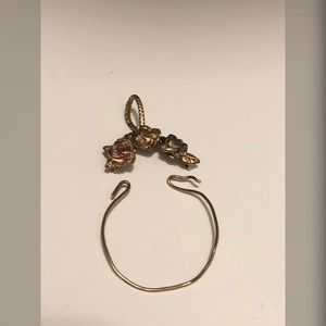 White, Rose & Yellow Gold Pendant